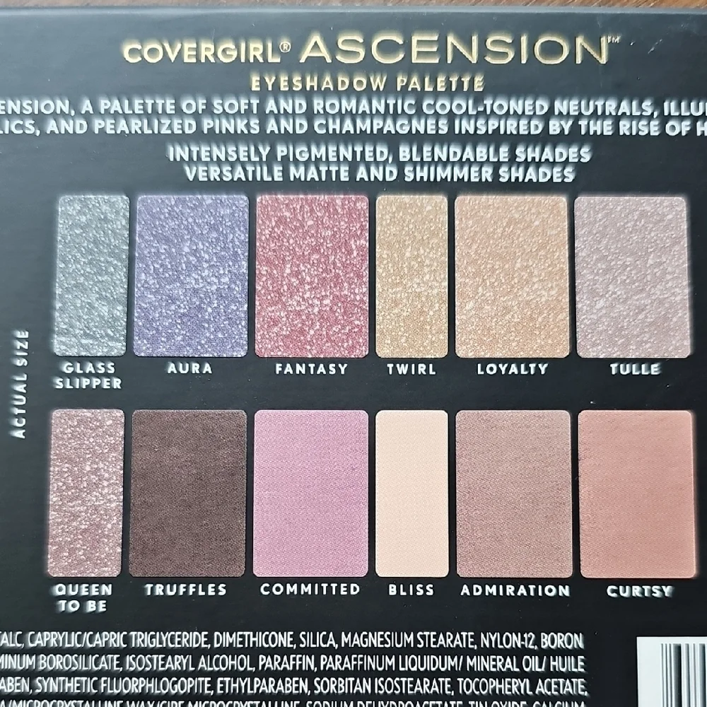 New COVERGIRL Ascension Eyeshadow Palette Royalty Collection Queen Neutral Color